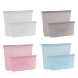 Maxbell 2/3 Pcs Food Zip Top Bag Containers Set Fruit Snack Storage Pouch 2pcs White Bags - Aladdin Shoppers