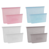 Maxbell 2/3 Pcs Food Zip Top Bag Containers Set Fruit Snack Storage Pouch 2pcs White Bags - Aladdin Shoppers