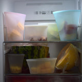 Maxbell 2/3 Pcs Food Zip Top Bag Containers Set Fruit Snack Storage Pouch 2pcs White Bags - Aladdin Shoppers