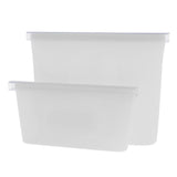 Maxbell 2/3 Pcs Food Zip Top Bag Containers Set Fruit Snack Storage Pouch 2pcs White Bags - Aladdin Shoppers