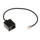Maxbell 24.5cm RJ9 4P4C Male to Female Connector Telephone Adapter Splitter Converter Cable - Aladdin Shoppers