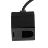 Maxbell 24.5cm RJ9 4P4C Male to Female Connector Telephone Adapter Splitter Converter Cable - Aladdin Shoppers