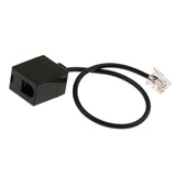 Maxbell 24.5cm RJ9 4P4C Male to Female Connector Telephone Adapter Splitter Converter Cable - Aladdin Shoppers