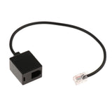 Maxbell 24.5cm RJ9 4P4C Male to Female Connector Telephone Adapter Splitter Converter Cable - Aladdin Shoppers