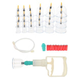 Maxbell 24 Pieces Pull Out Vacuum Apparatus Anti Cellulite Acupuncture Massage Vacuum Cupping Cup With Suction Pump Kit for Stiffness Pain - Aladdin Shoppers