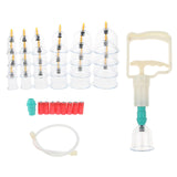 Maxbell 24 Pieces Pull Out Vacuum Apparatus Anti Cellulite Acupuncture Massage Vacuum Cupping Cup With Suction Pump Kit for Stiffness Pain - Aladdin Shoppers