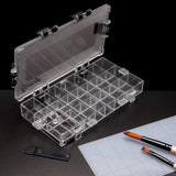 Maxbell 24 Wells Paint Palette Empty Case Art Paint Tray with Lid for Watercolor Acrylic Oil Painting Plastic Palette Box - Keep Your Paint Wet for Days - Aladdin Shoppers