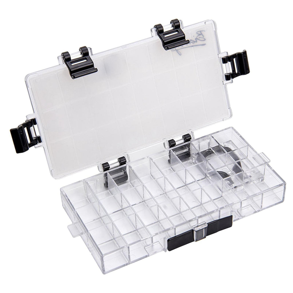 Maxbell 24 Wells Paint Palette Empty Case Art Paint Tray with Lid for Watercolor Acrylic Oil Painting Plastic Palette Box - Keep Your Paint Wet for Days - Aladdin Shoppers