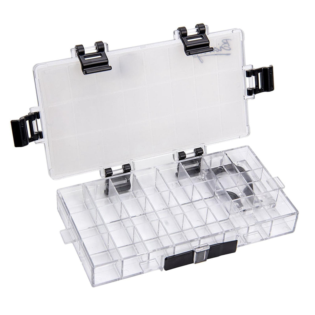 Maxbell 24 Wells Paint Palette Empty Case Art Paint Tray with Lid for Watercolor Acrylic Oil Painting Plastic Palette Box - Keep Your Paint Wet for Days - Aladdin Shoppers