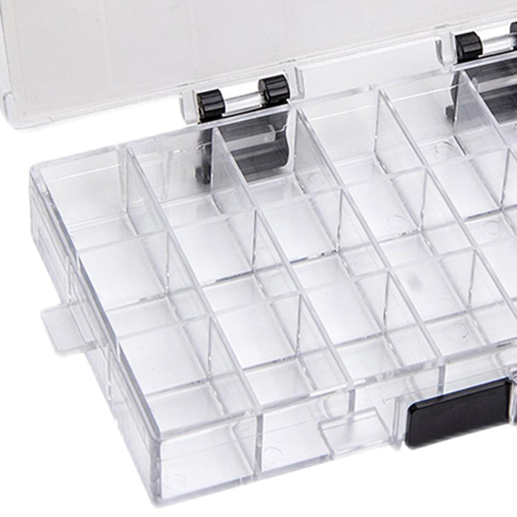 Maxbell 24 Wells Paint Palette Empty Case Art Paint Tray with Lid for Watercolor Acrylic Oil Painting Plastic Palette Box - Keep Your Paint Wet for Days - Aladdin Shoppers