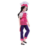 Maxbell 25cm 18-Joints Fashion Girl Doll with Clothes and Shoes Chef Suit - Aladdin Shoppers