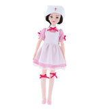 Maxbell 25cm 18-Joints Fashion Girl Doll with Clothes and Shoes Nurse Suit - Aladdin Shoppers