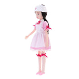 Maxbell 25cm 18-Joints Fashion Girl Doll with Clothes and Shoes Nurse Suit - Aladdin Shoppers