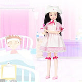 Maxbell 25cm 18-Joints Fashion Girl Doll with Clothes and Shoes Nurse Suit - Aladdin Shoppers
