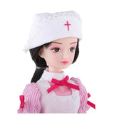 Maxbell 25cm 18-Joints Fashion Girl Doll with Clothes and Shoes Nurse Suit - Aladdin Shoppers