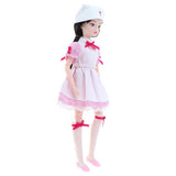 Maxbell 25cm 18-Joints Fashion Girl Doll with Clothes and Shoes Nurse Suit - Aladdin Shoppers