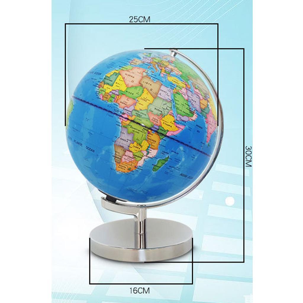Maxbell 25cm Illuminated World Globe Constellation Globe Table Desktop Decoration - Aladdin Shoppers