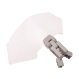 Maxbell 25cm Motorcycle Adjustable Clip On Windshield Extension Wind Deflector Clear - Aladdin Shoppers