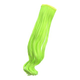 Maxbell 25cm Trendy Doll Wig Long Curly Hairpiece DIY Making Accs Fluorescence Green - Aladdin Shoppers