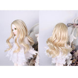 Maxbell 25cm Trendy Doll Wig Long Curly Hairpiece DIY Making Accs Fluorescence Green - Aladdin Shoppers