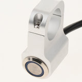 Maxbell 25mm Motorcycle Handlebar Headlight Fog Light Switch Stainless Steel Blue - Aladdin Shoppers