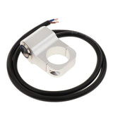 Maxbell 25mm Motorcycle Handlebar Headlight Fog Light Switch Stainless Steel Blue - Aladdin Shoppers