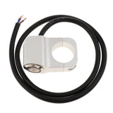 Maxbell 25mm Motorcycle Handlebar Headlight Fog Light Switch Stainless Steel Blue - Aladdin Shoppers