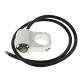 Maxbell 25mm Motorcycle Handlebar Headlight Fog Light Switch Stainless Steel Green - Aladdin Shoppers