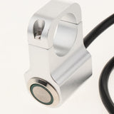 Maxbell 25mm Motorcycle Handlebar Headlight Fog Light Switch Stainless Steel Green - Aladdin Shoppers