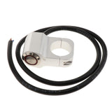Maxbell 25mm Motorcycle Handlebar Headlight Fog Light Switch Stainless Steel Red - Aladdin Shoppers