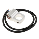 Maxbell 25mm Motorcycle Handlebar Headlight Fog Light Switch Stainless Steel Red - Aladdin Shoppers