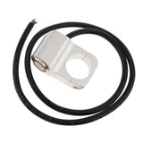 Maxbell 25mm Motorcycle Handlebar Headlight Fog Light Switch Stainless Steel Red - Aladdin Shoppers