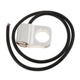 Maxbell 25mm Motorcycle Handlebar Headlight Fog Light Switch Stainless Steel Red - Aladdin Shoppers