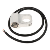 Maxbell 25mm Motorcycle Handlebar Headlight Fog Light Switch Stainless Steel White - Aladdin Shoppers