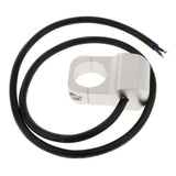 Maxbell 25mm Motorcycle Handlebar Headlight Fog Light Switch Stainless Steel White - Aladdin Shoppers