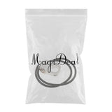 Maxbell 25mm Motorcycle Handlebar Headlight Fog Light Switch Stainless Steel Yellow