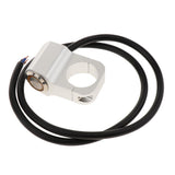 Maxbell 25mm Motorcycle Handlebar Headlight Fog Light Switch Stainless Steel Yellow - Aladdin Shoppers