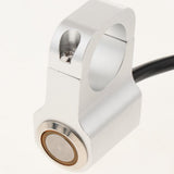Maxbell 25mm Motorcycle Handlebar Headlight Fog Light Switch Stainless Steel Yellow - Aladdin Shoppers
