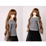 Maxbell 25x100cm DIY Long Curly Wig Hair for BJD SD Dolls DIY Making Rosy - Aladdin Shoppers