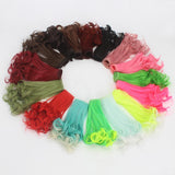 Maxbell 25x100cm DIY Long Curly Wig Hair for BJD SD Dolls DIY Making Rosy - Aladdin Shoppers