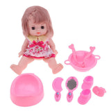 Maxbell 27cm Girl Jointed Dolls Model Pretend Play Set Toy Gift Dollhouse Miniature - Aladdin Shoppers