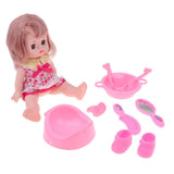 Maxbell 27cm Girl Jointed Dolls Model Pretend Play Set Toy Gift Dollhouse Miniature - Aladdin Shoppers