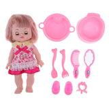 Maxbell 27cm Girl Jointed Dolls Model Pretend Play Set Toy Gift Dollhouse Miniature - Aladdin Shoppers