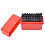 Maxbell 27pc Steel Punch Numbers 1/4'' 6mm Alphabet Stamp Metal Leather Craft Tool Imprint A-Z with & Set - Aladdin Shoppers