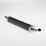 Maxbell 28mm Universal Anodized Aluminum Motorcycle Exhaust Muffler Right Side Black - Aladdin Shoppers