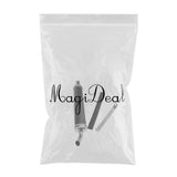 Maxbell 28mm Universal Anodized Aluminum Motorcycle Exhaust Muffler Right Side Black - Aladdin Shoppers