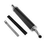 Maxbell 28mm Universal Anodized Aluminum Motorcycle Exhaust Muffler Right Side Black - Aladdin Shoppers