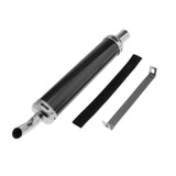 Maxbell 28mm Universal Anodized Aluminum Motorcycle Exhaust Muffler Right Side Black - Aladdin Shoppers