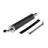 Maxbell 28mm Universal Anodized Aluminum Motorcycle Exhaust Muffler Right Side Black - Aladdin Shoppers