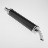 Maxbell 28mm Universal Anodized Aluminum Motorcycle Exhaust Muffler Right Side Black - Aladdin Shoppers